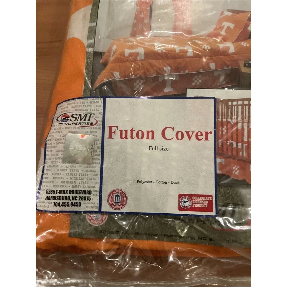 Tennessee Volunteers Futon Cover - Full Size fits 6 and 8 inch mats